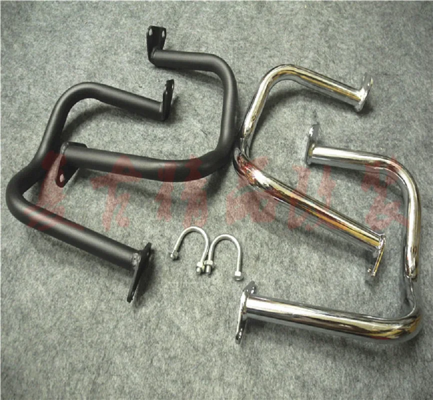 Highway Engine Guard Crash Protector Bars for Honda CB400SS Chrome / Black