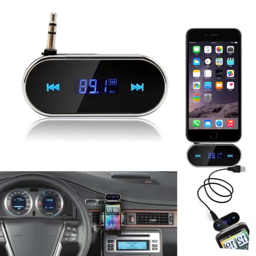 Практичный автомобильный комплект беспроводной FM передатчик MP3 плеер USB SD ЖК