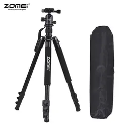 ZOMEI Q555 легкий Камера штатив путешествия Портативный Штатив ж/шаровой головкой/Quick Release Plate/Сумка для canon Nikon sony DSLR