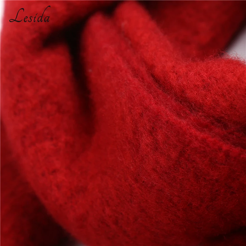 Luxury Brand Red Cashmere Wool Scarf Women Large Tippet Winter Tassel Stole Thick Warm solid color Scarves 200*50CM 3428 Luxury Brand Red Cashmere Wool Scarf Women Large Tippet Winter Tassel Stole Thick Warm solid color Scarves 200*50CM 3428
