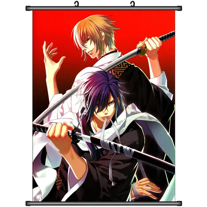 Японский аниме декоративный Рисунок Hakuoki Toudou Heisuke &amp Harada Sanosuke Yamanami Keisuke домашний