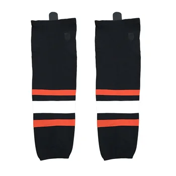 

COLDINDOOR 100% Polyester black Ice Hockey Socks Cheap Shin Guards W027