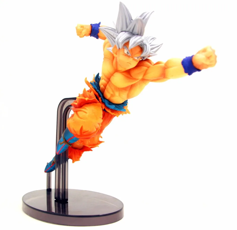 Anime 22CM Dragon Ball Z Son Gokou Ultra Instinct Goku Figure Super ... - Anime 22CM Dragon Ball Z Son Gokou Ultra Instinct Goku Figure Super Saiyan PVC Action Figure