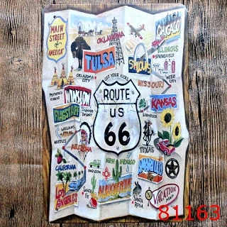 Route 66 \ автобус \ пить \ Поэзия металлические знаки Подарок паб Wall art Живопись Плакат Бар Паб Craft Декор заказ смешивания 20*30 см - Цвет: 4