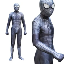Карнавальный костюм железного паука Mark1 для взрослых и детей, костюм Zentai Spider, комбинезон