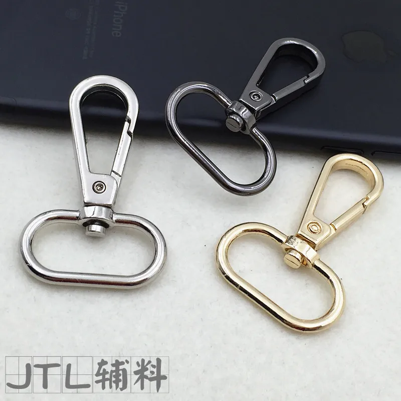 1 inch bag hooks swivel handbag backpack buckles pets snap hook 5pcs silver gold gun black 25mm