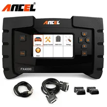 Ancel FX4000 OBD2 диагностический инструмент автомобиля полная система OBD 2 Профессиональный Автомобильный сканер ABS EPB масляный Сервис Сброс OBD сканер