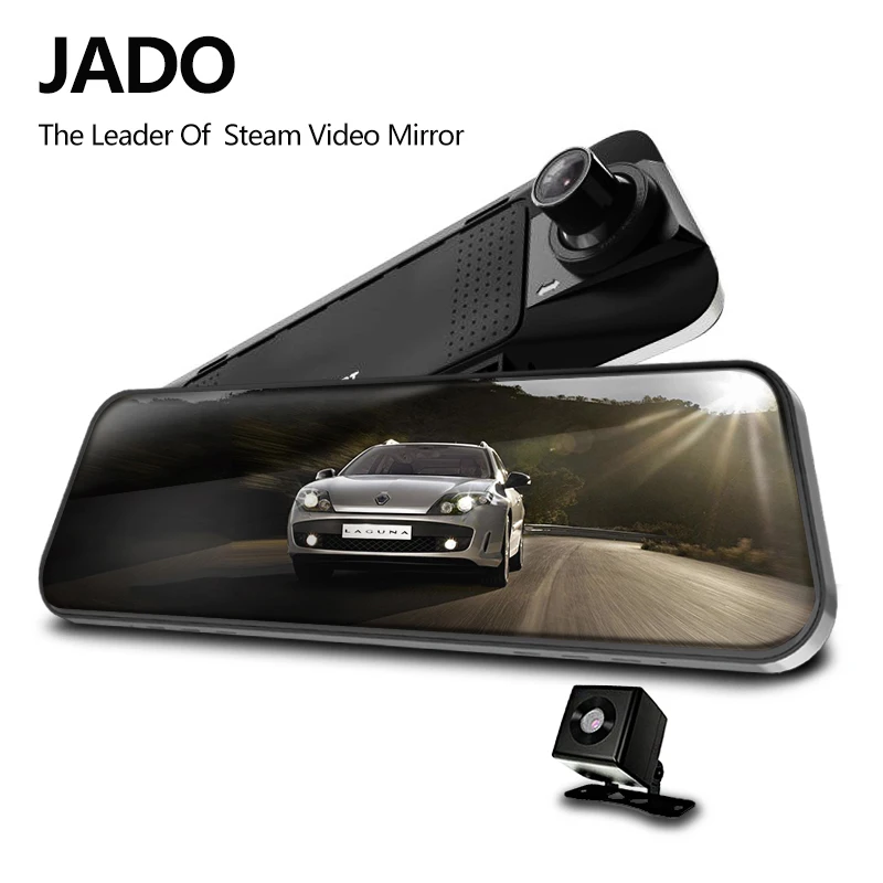 

JADO D230 Pro Stream RearView Mirror Dvr dash Camera avtoregistrator 10 IPS Touch Screen Full HD 1080P Car Dvr dash cam