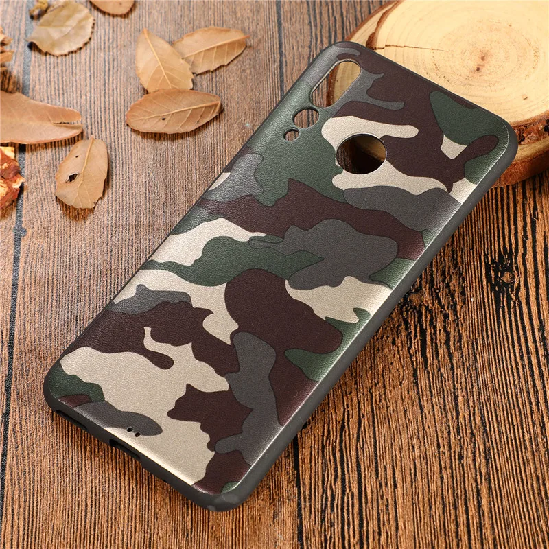 

Wekays For Huawei Nova 3i Nova 4 Army Green Camouflage Case For Huawei P Smart Enjoy 7s Soft TPU Silicon Phone Cases Back Cover