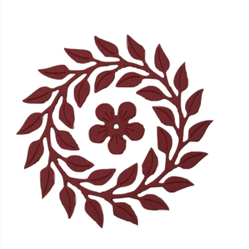 

Mold Flower leaf round frame Metal Cutting Dies Stencil Scrapbooking Photo Album Card Paper Embossing Craft DIY