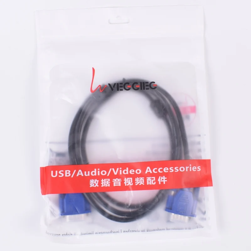 VGA компьютерный монитор соединительный кабель шнур HD 15 штырьковый штыревой