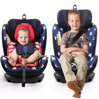 

Car child safety seat ISOFIX interface 0-12 years old baby newborn can lie