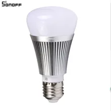Sonoff B1 Smart Wifi Dimmable E27 LED Lamp RGB Color Light Timer Bulb Wifi Switch Home Automation Remote ON/OFF Works With Alexa