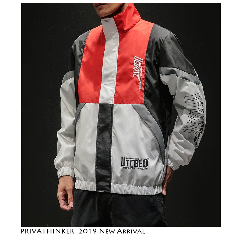 Privathinker Men Streetwear Bomber Jacket 2019 Mens Hip Hop Windbreaker Patchwork Male Harajuku Spring Jackets Coats Fashions Privathinker Men Streetwear Bomber Jacket 2019 Mens Hip Hop Windbreaker Patchwork Male Harajuku Spring Jackets Coats Fashions