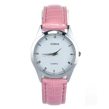 Louise 2016 Hot Novel design New Fashion Classic Lady Womens Girl Unisex Leather Quartz Wrist Watch P14