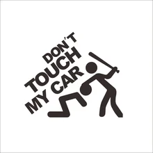 Reflective tape New Hot Don’t Touch My Car car stickers car accessories Car Styling Golf 7 and decals motorcycle stickers