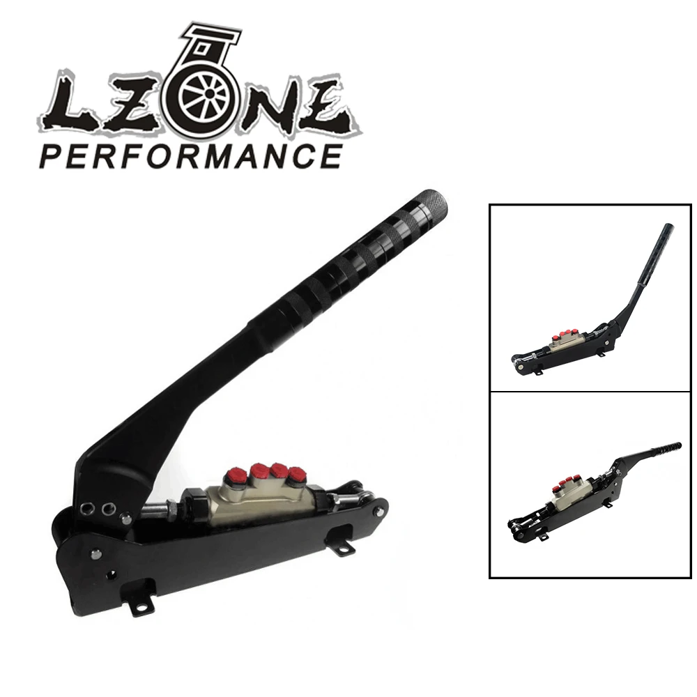 

LZONE - Tandem Hydraulic Handbrake Alloy Hand Brake Lever 4 Line Split Diagonal JR-HB02
