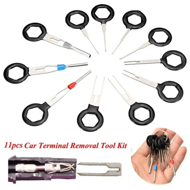 

Vehemo 3/8/11Pcs Terminal Removal Car Crimp Connector Pin Key Hand Tool Kit Accessories