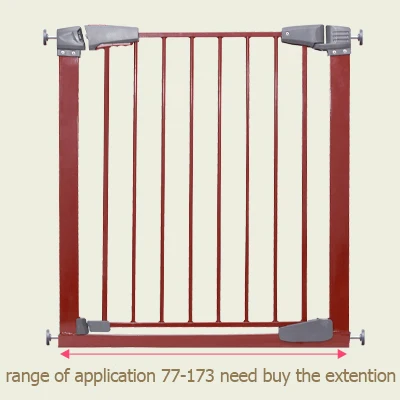 Baby child safety gate 0-6 years old child safety fence door baby stairs door fence pet dog fence safety gate - Цвет: red