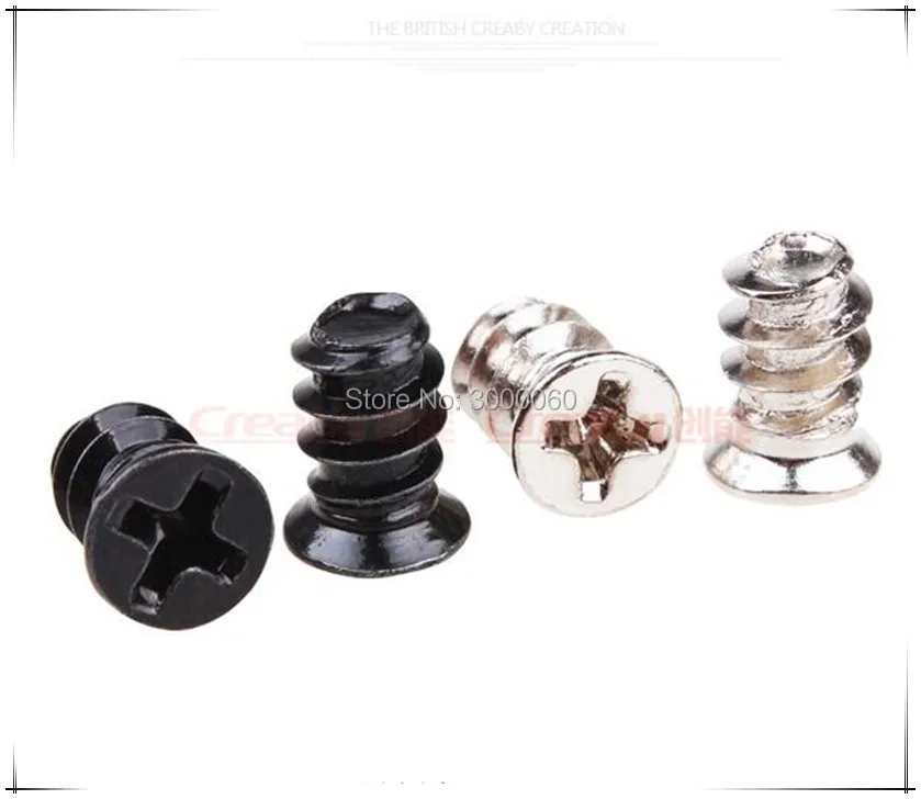 M5*8mm Black/Nickel Flat Head Self Tapping Cooling Fan Mount Screws For