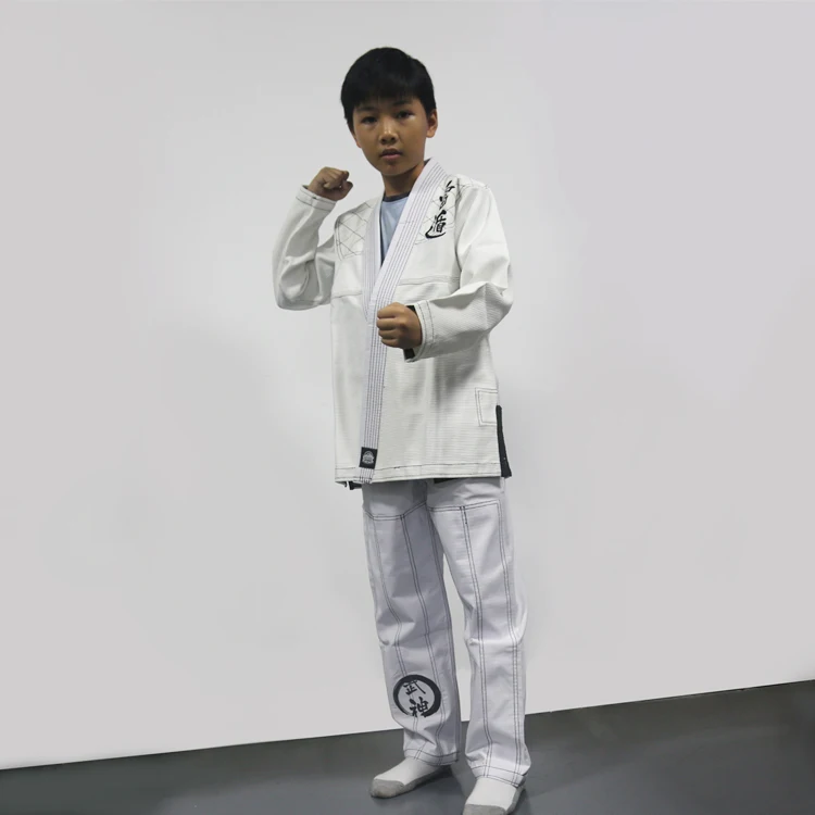 Детские (мальчики и девочки) brizilian jiu jitsu gi тренинги/конкурирующие кимоно для