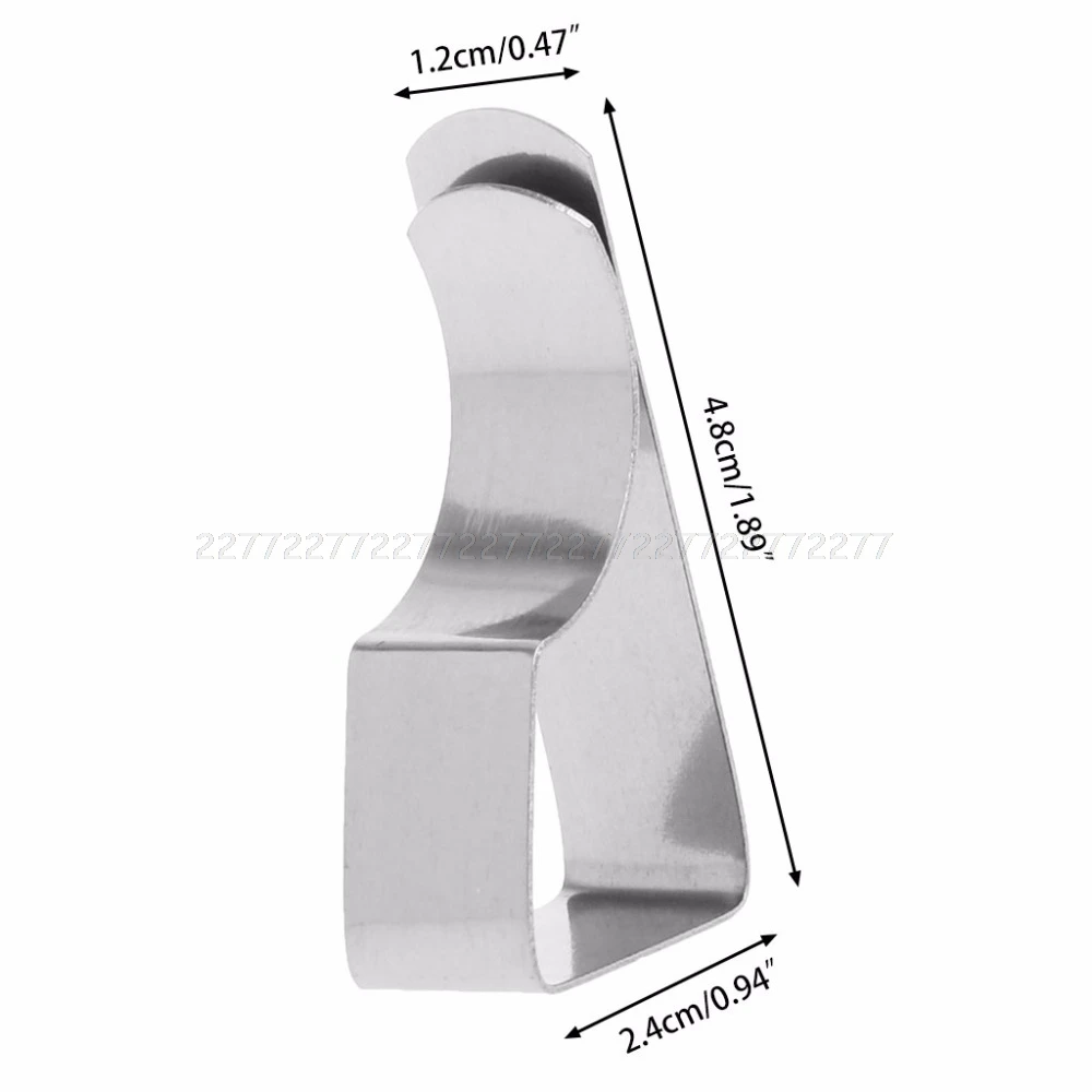 4 шт. нержавеющая сталь скатерть клип Зажимы держатель для вечерние и свадебные JUN29 Прямая поставка
