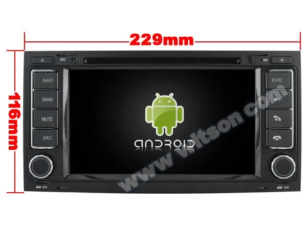 Clearance 7" Android 8.0 Oreo OS Car DVD Multimedia Navigation GPS Radio for Volkswagen Touareg 2003-2010 with Optional Car Play Function 3