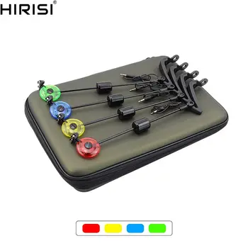 BIG PROMO ❤️ Carp Fishing Swinger Set Led Illuminated Swinger Drop Off Indicator for Carp Fishing Tackle Accessories 4pcs In Zipped Case - discount item 35% OFF Sports & Entertainment