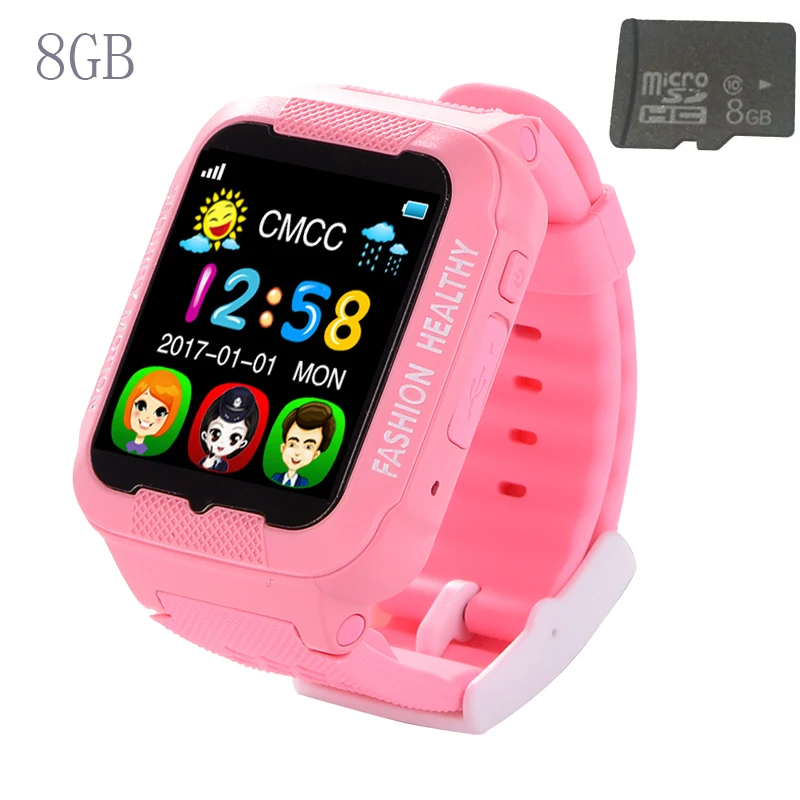  2017 32GB Kids GPS smart watch bluetooth GPS LBS AGPS watch support SIM TF card Voice intercom came