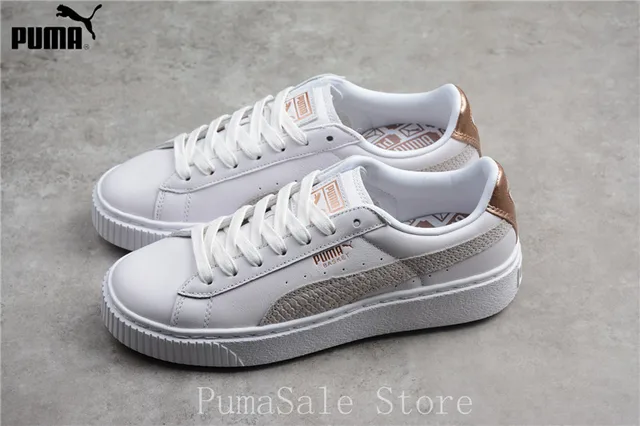 puma basket platform euphoria nere