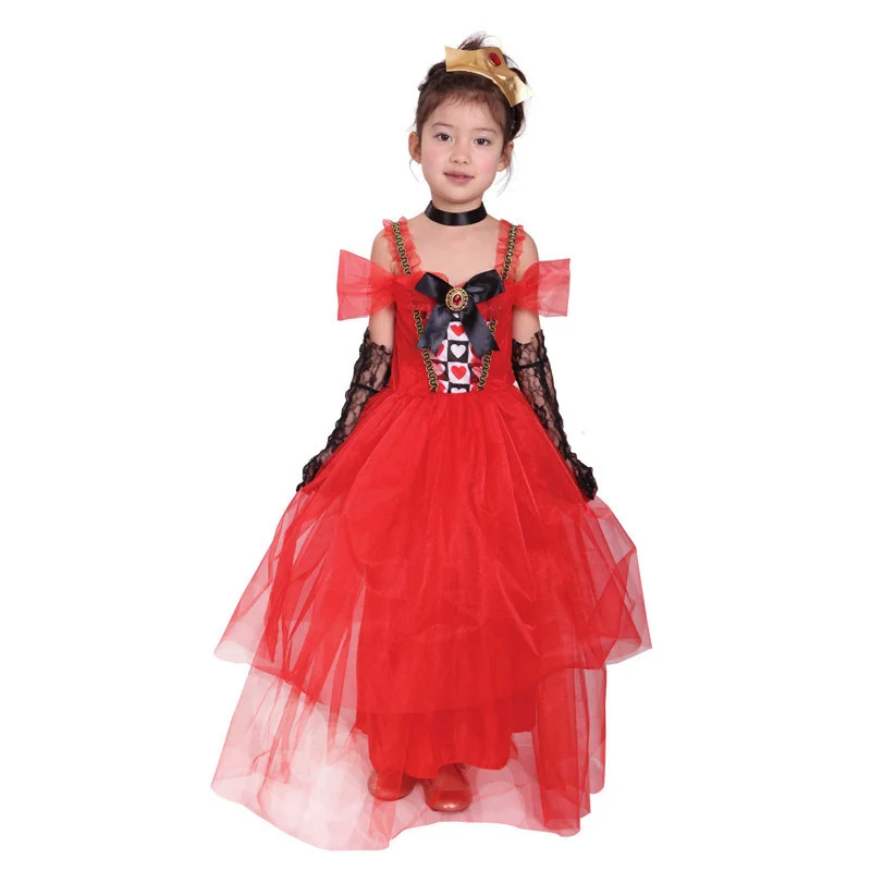 Новинка 2019 года; костюм для костюмированной вечеринки на Хэллоуин для девочек; костюм для ролевых игр; элегантное платье принцессы с