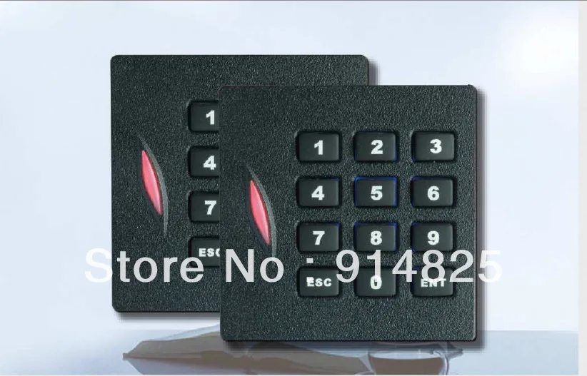 

DWE CC RF 5pcs/lot +125khz +EM-ID + proximity keypad card reader+ wiegand 26 output format + out door reader IP64