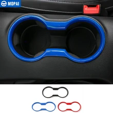 MOPAI Interni Auto Anteriore Supporto di Tazza di Acqua Copertura Decorazione Assetto Telaio ABS Adesivi Per Ford Mustang 2015 Up Car Styling