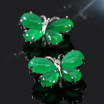 

Green jade butterfly Necklaces & Pendants,Free shipping gift for women or children JEWELRY GIFT
