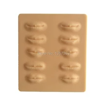 2 шт. Перманентная татуировка для губ практика контурная 3D кожа высокого качества тренировочная кожа для макияжа