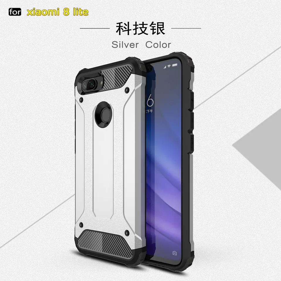 Xiomi Case For Xiaomi Redmi 6A Mi 8 Lite Cover Armor Hard Case For Xiaomi Mi 8 SE Pocophone F1 Redmi 5 Plus Note 5 6 7 Pro S2    (15)