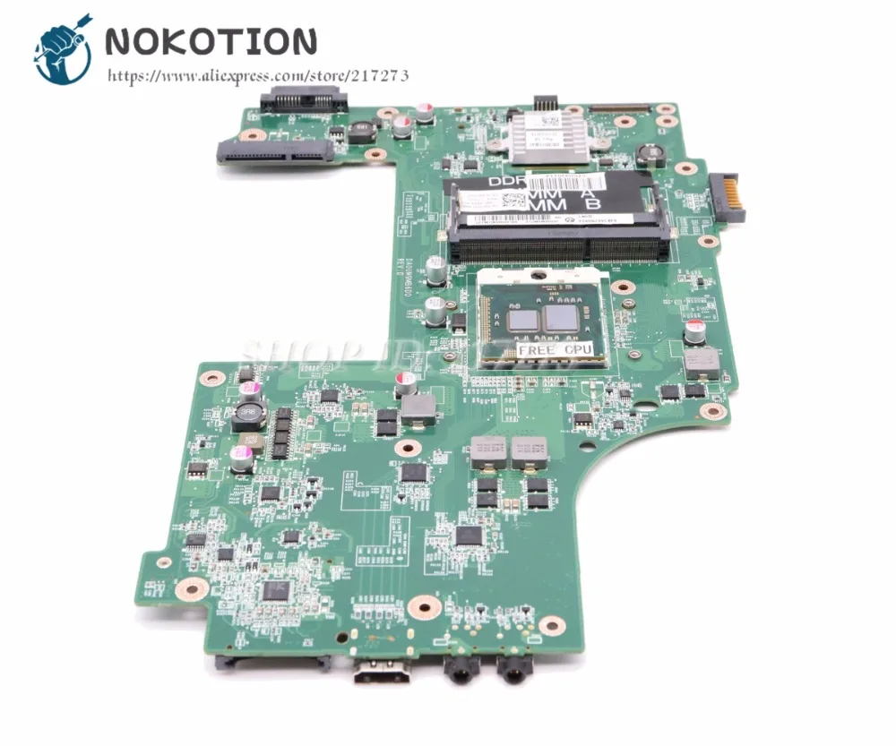 NOKOTION материнская плата для ноутбука Dell inspiron N7010 основная плата HM57 UMA DDR3 0GKH2C CN-0GKH2C GKH2C DA0UM9MB6D0