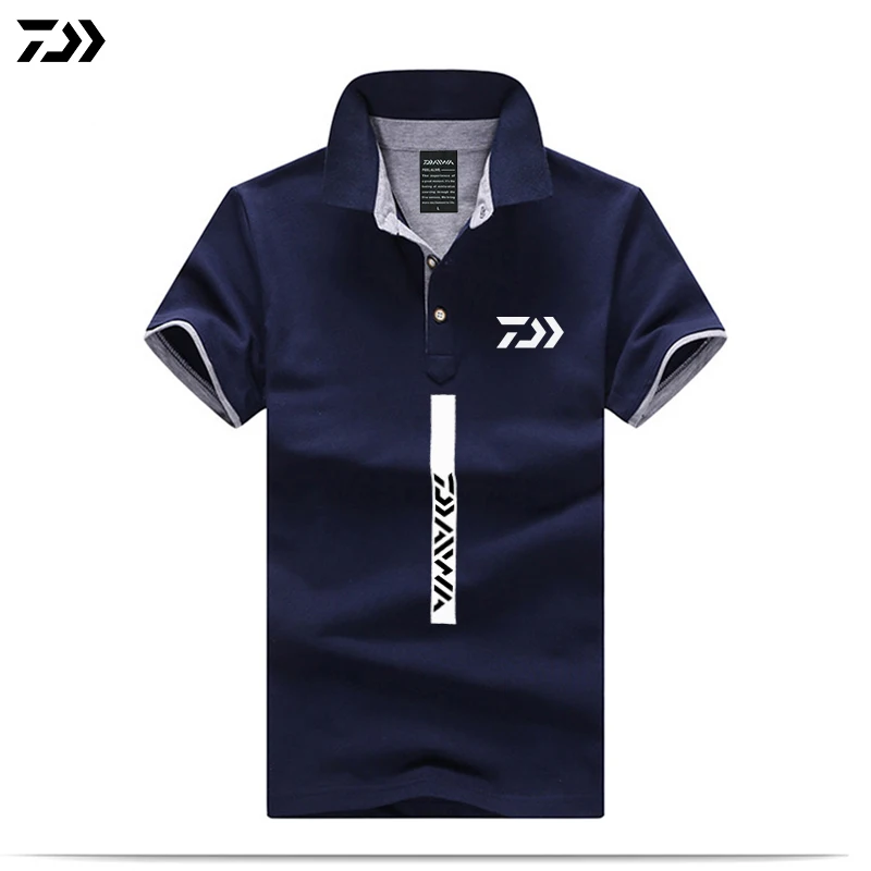 2019 летние DAIWA Sports рубашка поло для рыбалки Мужская одежда походов спорта