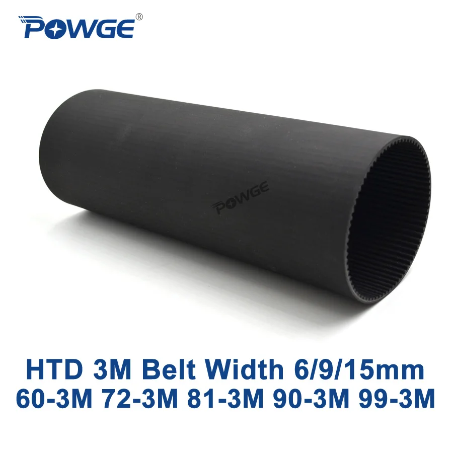Ремень ГРМ POWGE Arc HTD 3M C = 60 72 81 87 90 99 зубцы 6/9/15 мм синхронный 20T-33T HTD3M 60-3M 72-3M 81-3M 90-3M 99-3M |