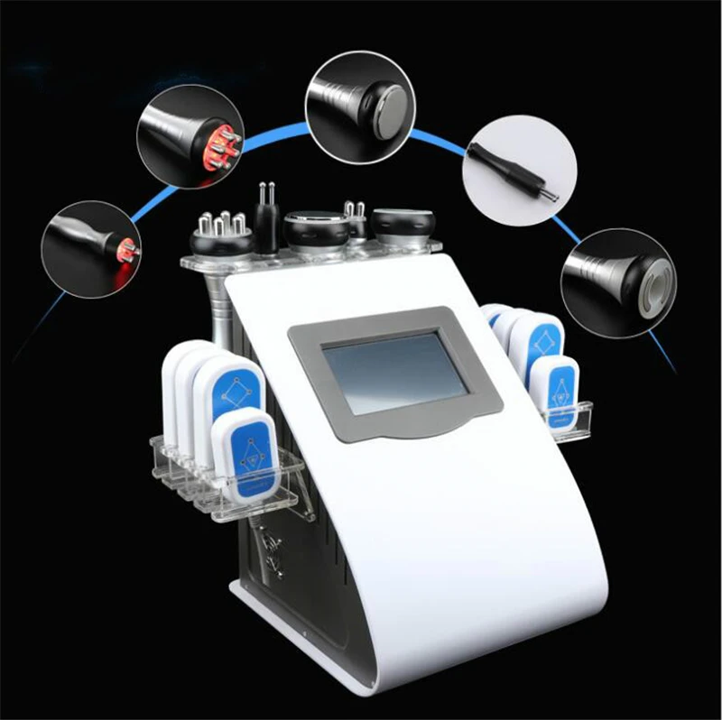 High Quality New Model 40k Ultrasonic liposuction Cavitation 8 Pads Slimming Machine Vacuum Skin Care Salon Spa Equipment | Красота и