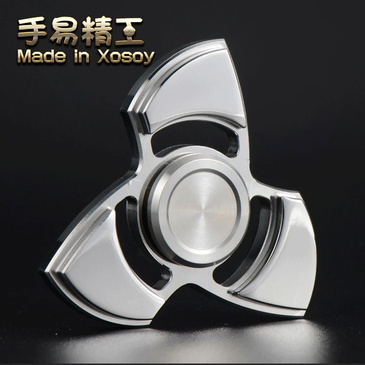 

Boomerang gyro Silent Hand Spinner reduced spiral fidget stainless steel ball bearing Spinning Top finger spinner Metal