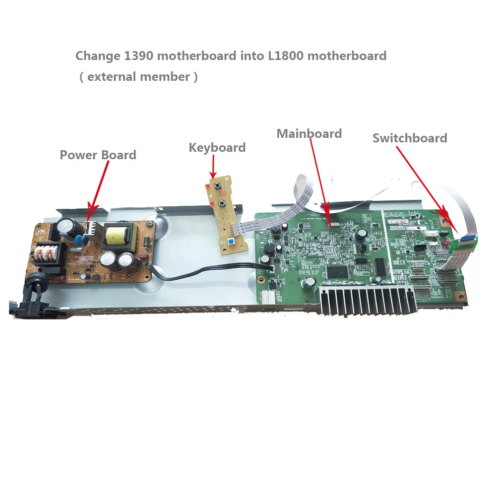 Логика платы форматирования 1390 1430 1500 W материнская плата обновление(to) для Epson L1800