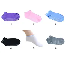 Женские хлопковые спортивные носки для занятий фитнесом, Нескользящие массирующие носки для йоги, пилатеса, meias yoga, 6 цветов, Новинка