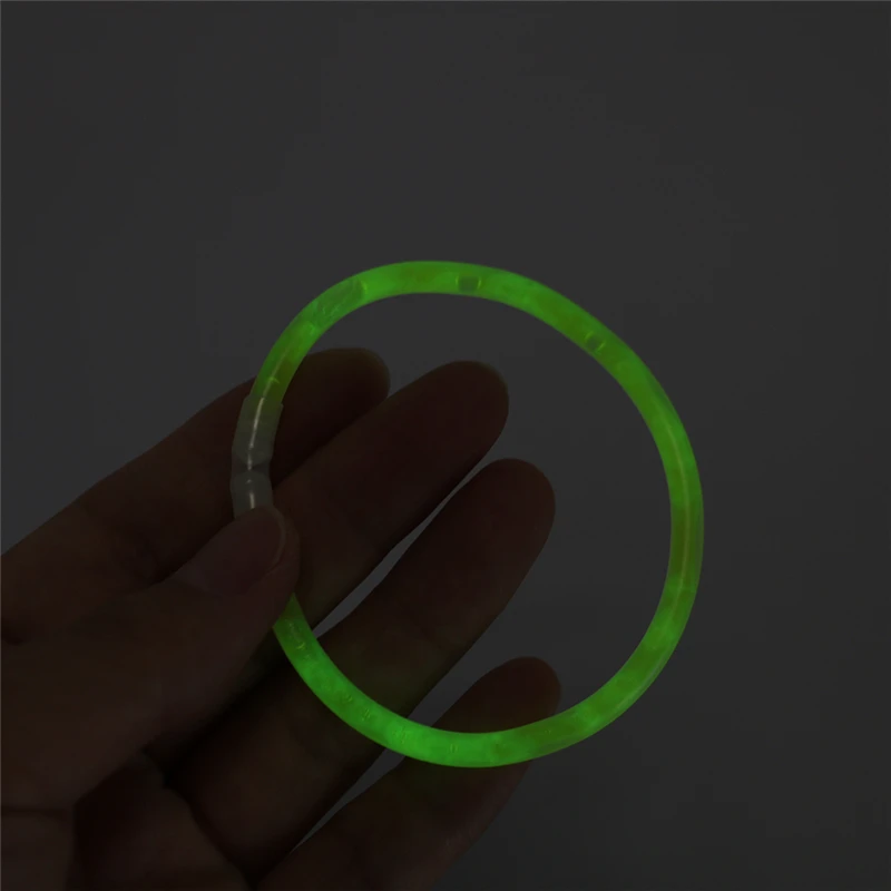 100 Pcs Funny Glow Stick Toys Christmas Party Neon Glowstick Light Stick Kids Glow in the Dark Fluorescent Bracelet Toy For Kids