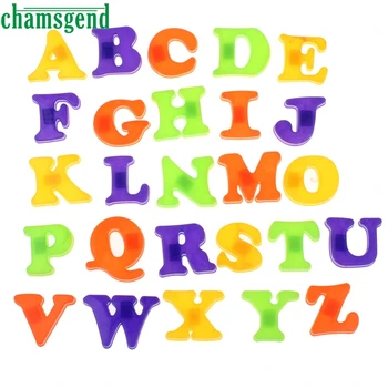 

Fashion Fridge Magnet Baby Child Toy A-Z Educational Alphabet 26 Letters Cartoon Toy For Children 2019 Hot