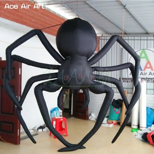 Plastic cheap inflatable spider