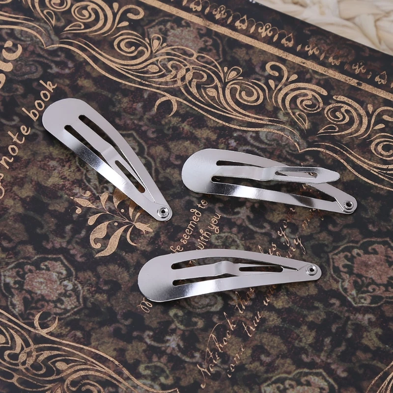 Металлические зажимы для волос с бантом 4/5/6 см 50 шт.|hair clip|hair metal cliph clip |