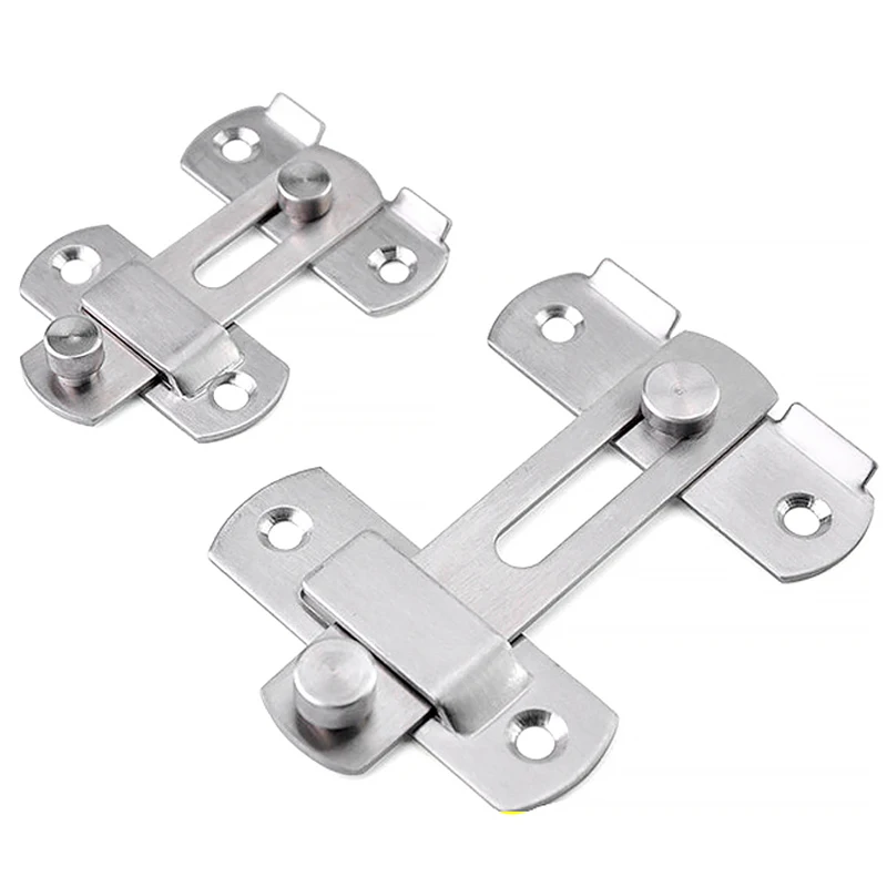 1Pcs Stainless steel Safe Door Bolts/Window/Drawer/TOILET/Bolts Manual