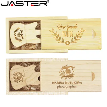 

JASTER hot selling Wooden Big guitar USB+BOX real capacity USB 2.0 4GB/8GB/16GB/32GB/64GB USB flash drive 10 PCS free LOGO