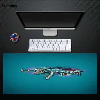 

Mairuige Green Colorful CS, PC Player Exclusive Gaming Mouse Pad Desktop Non-slip Durable Non-fading Pad Large Size Rectangle